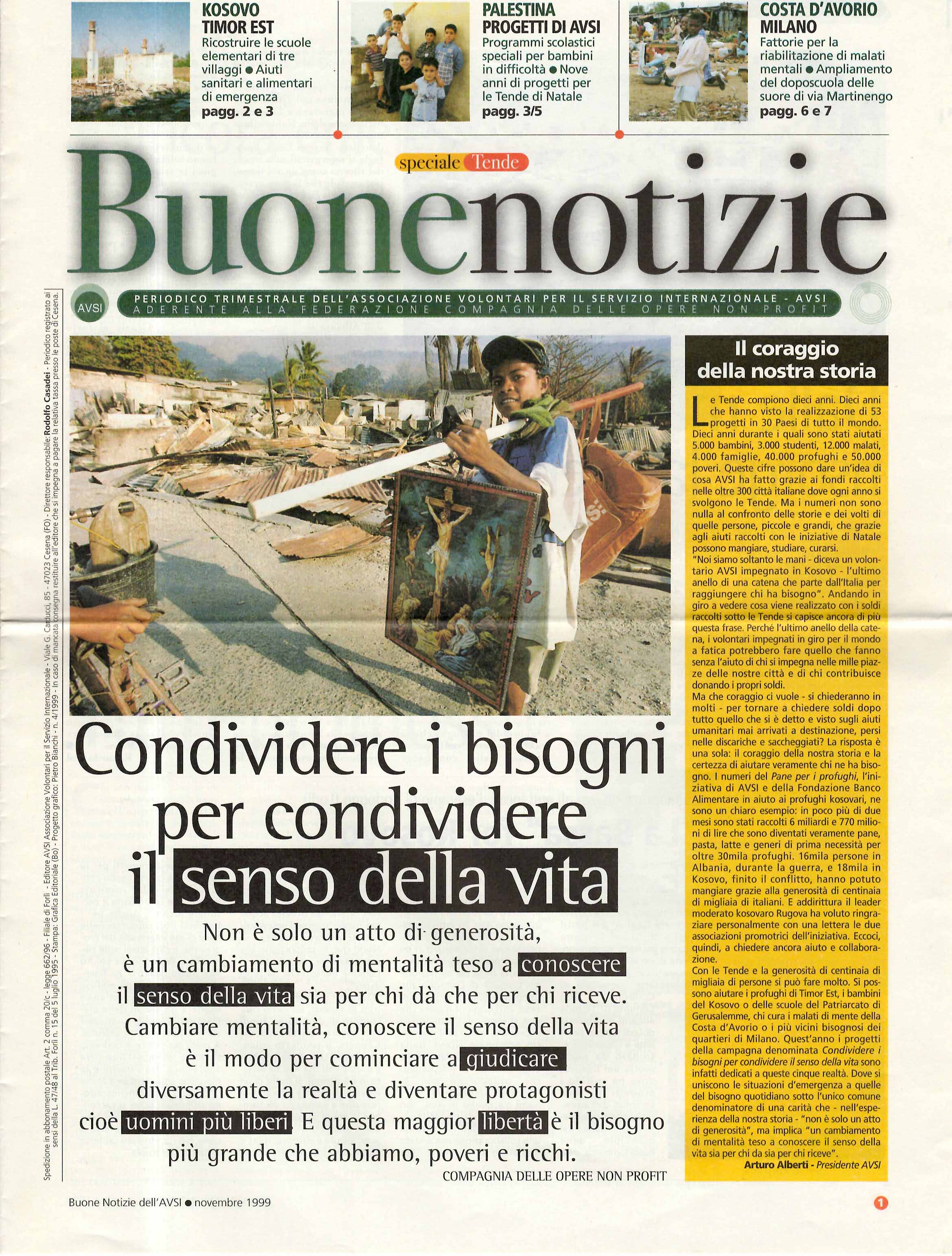 Buone notizie. Periodico trimestrale dell